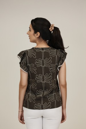 Sleevless Printed Multicolored Blouse| M47 Modas Benidorm