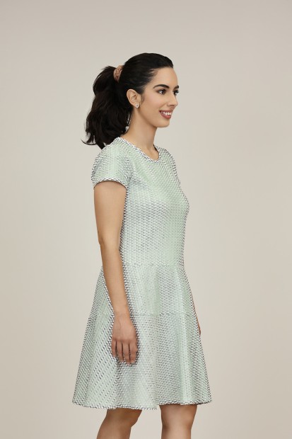 Flowy Midi Dress Pretty Woman Style  M47 Modas