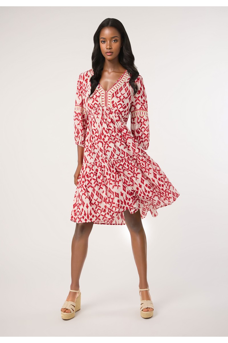 Vestido Boho | Vestido Maxi Estampado | M47 Modas Benidorm