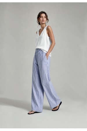 Pantalon Recto | Pantalon lino Rayas | M47 Modas Benidorm