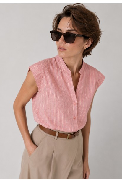 Camisa Mao Lino | Camisa Rayas | M47 Modas Benidorm