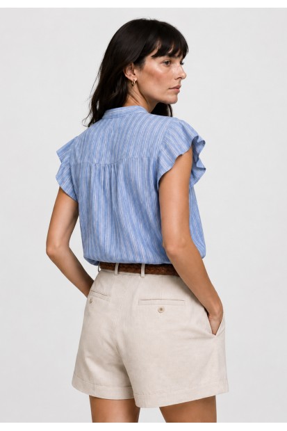 Camisa Mao Lino | Camisa Rayas | M47 Modas Benidorm