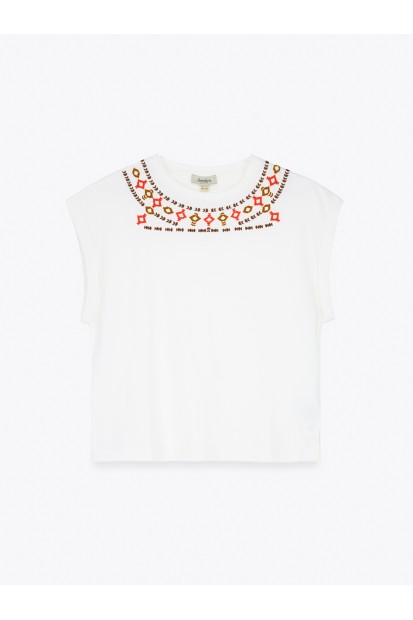 Camisetas de Mujer | Camiseta Lentejuelas M47 Modas Benidorm