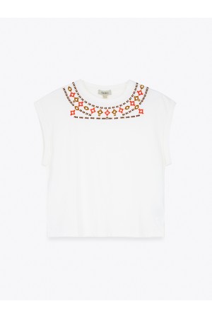 Camisetas de Mujer | Camiseta Lentejuelas M47 Modas Benidorm