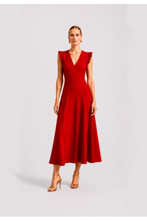 Vestido Maxi Liso | Vestido Lino | M47 Modas Benidorm