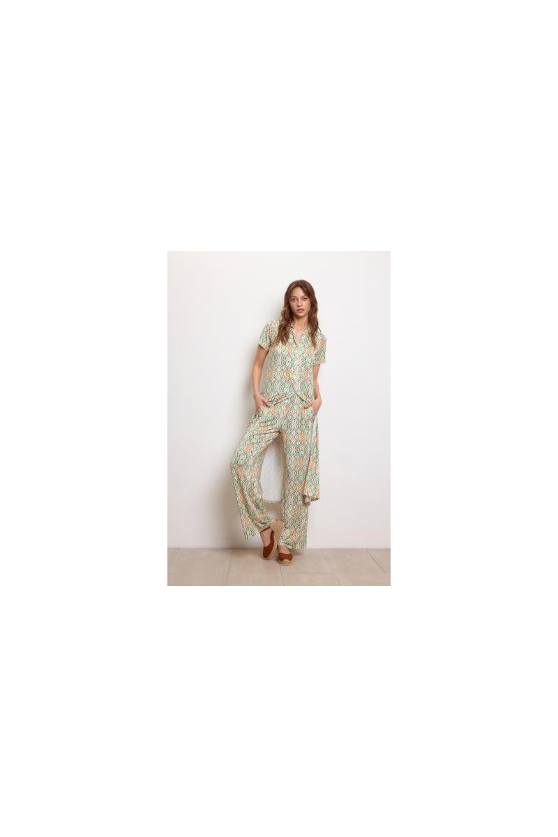 Palazzo Pants Flower Print| M47 Modas Benidorm