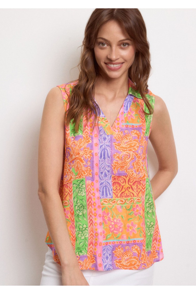 Camisa de Mujer Viscosa ECO| Blusa Fluida|  M47 Modas Benidorm