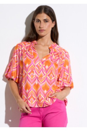 Sleevless Printed Multicolored Blouse| M47 Modas Benidorm