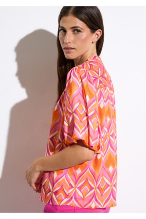 Sleevless Printed Multicolored Blouse| M47 Modas Benidorm