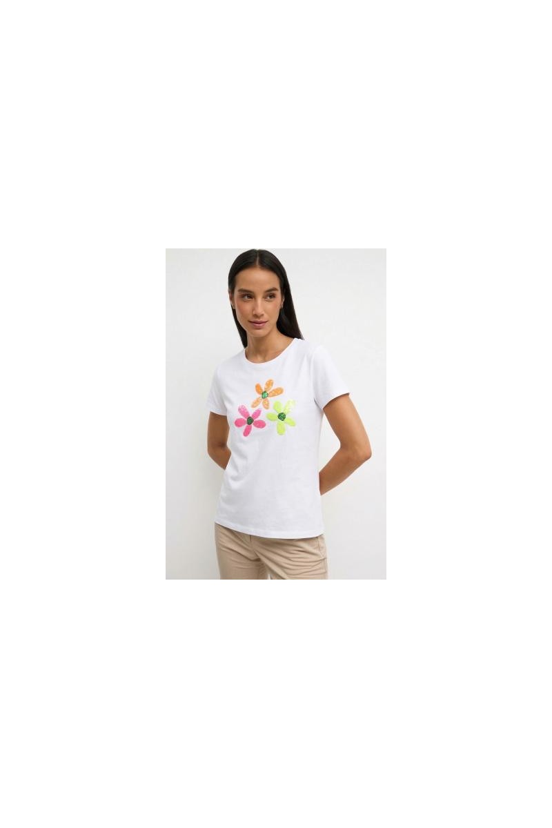 Camiseta Viscosa Eco| Camiseta Blanca| M47 Modas Benidorm