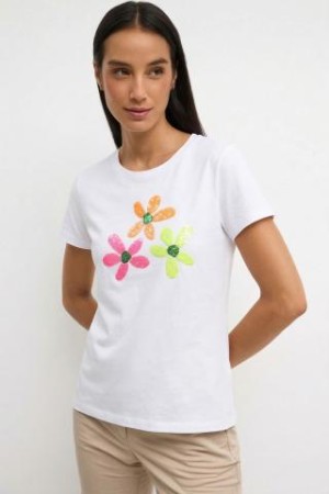 Camiseta Viscosa Eco| Camiseta Blanca| M47 Modas Benidorm