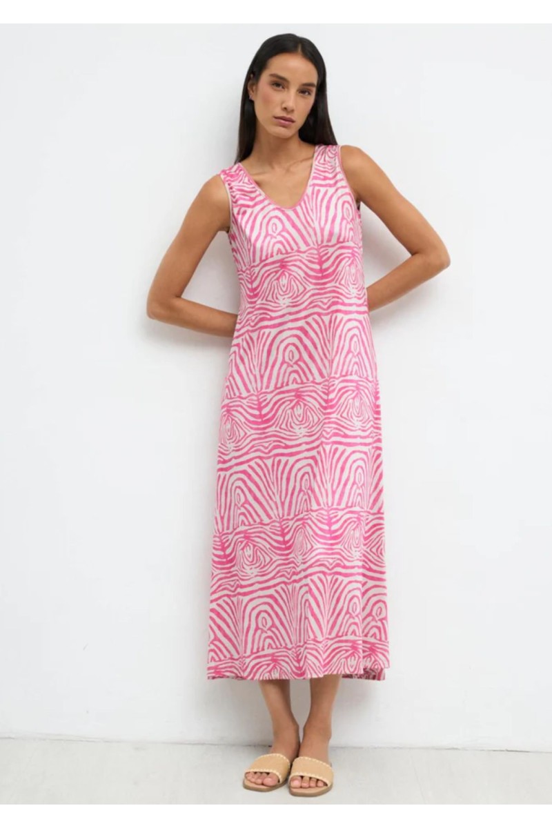 Vestido Midi Estampado| Vestido Boho|  M47 Modas Benidorm