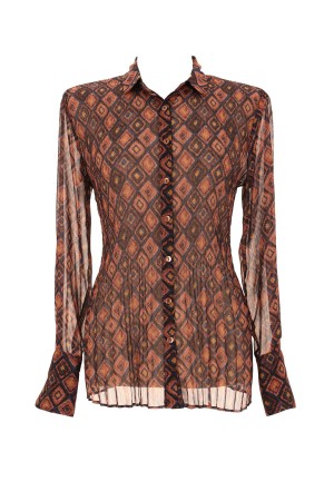 Camisa Plisada de Mujer|Camisa Fiesta| M47 Modas Benidorm
